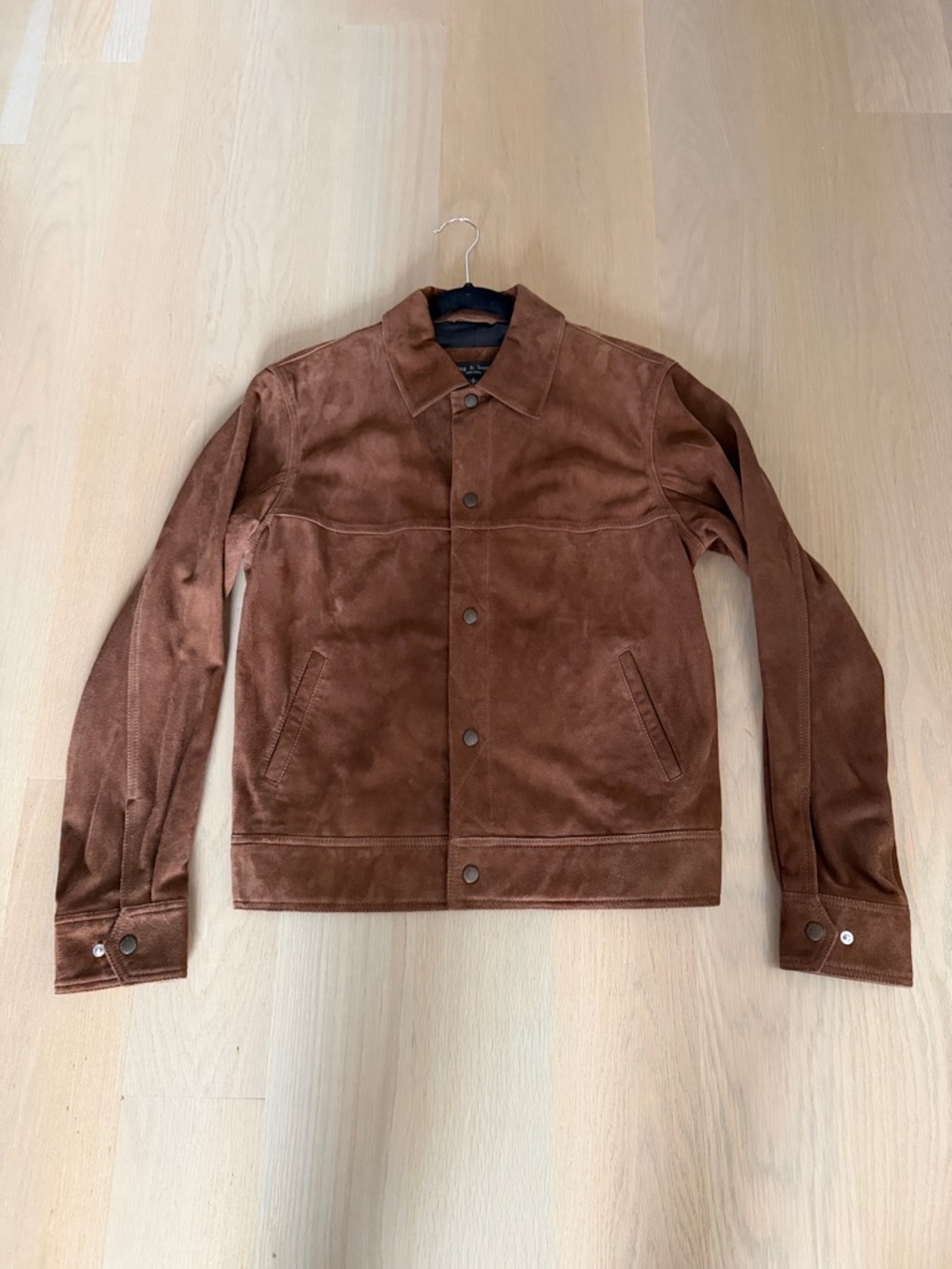 Rag & Bone Suede Trucker Jacket